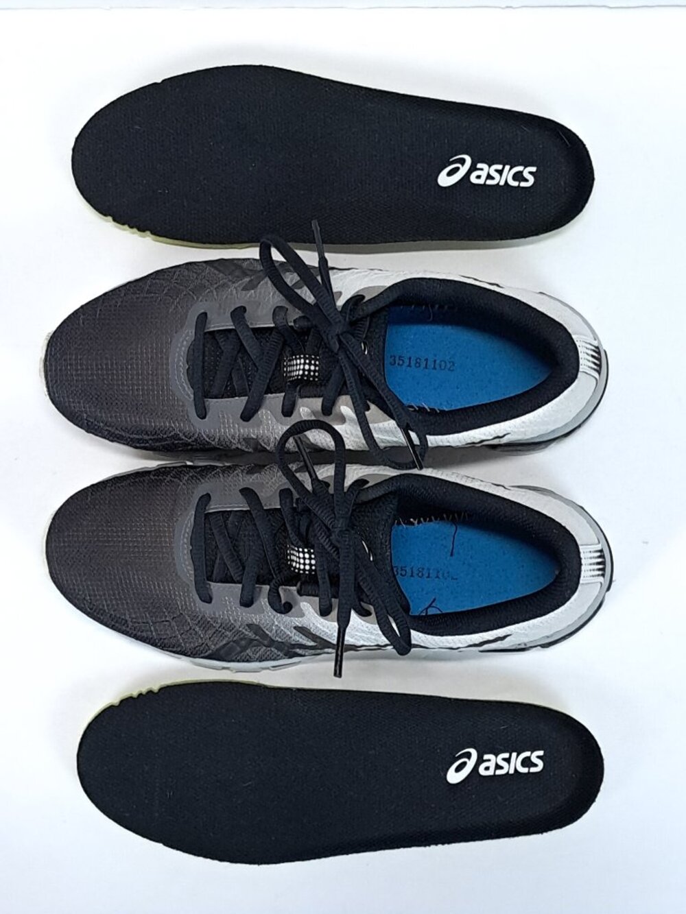 ASICS GEL Quantum 180 4 Shoes Women 7.5 Black White Athletic Sneakers 1022A098 - Picture 5 of 14